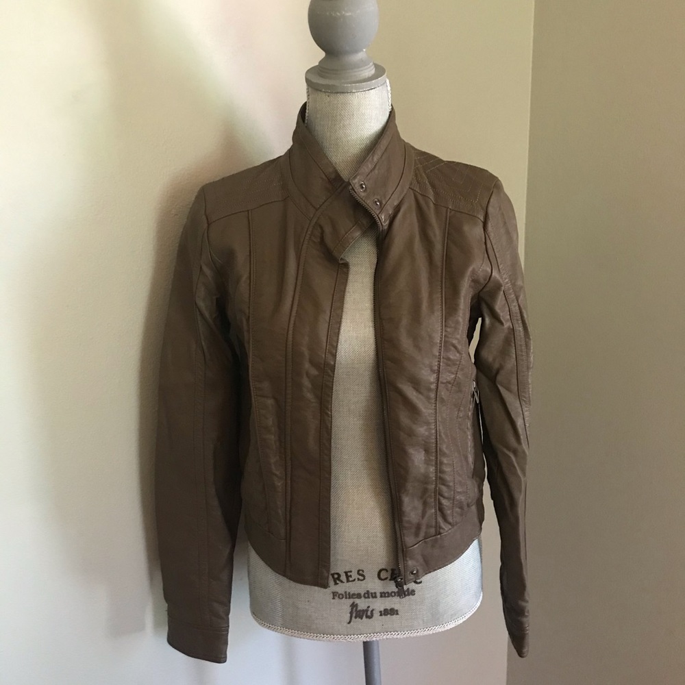 Harper Faux Leather Jacket